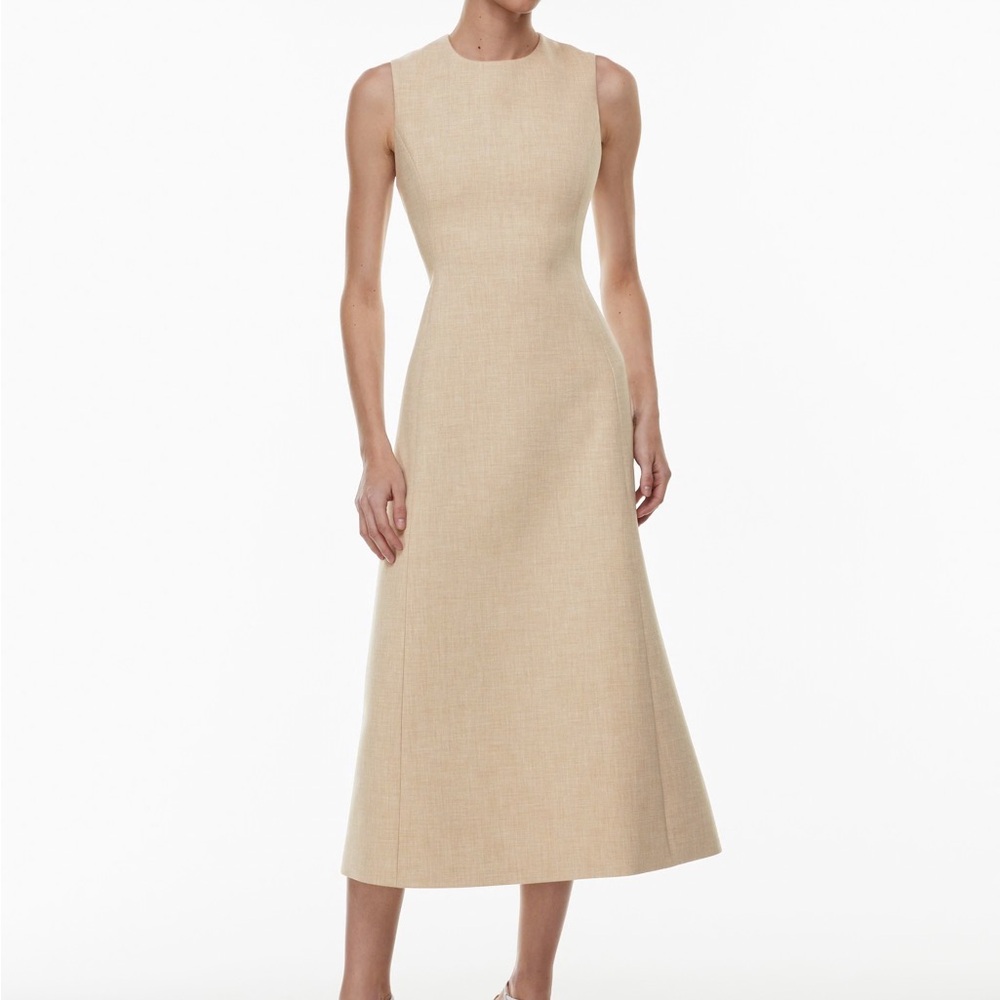 Aritzia Profession Dress - oat beige